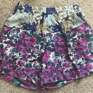 Sold Dries Van Noten Floral Drawstring Shorts L